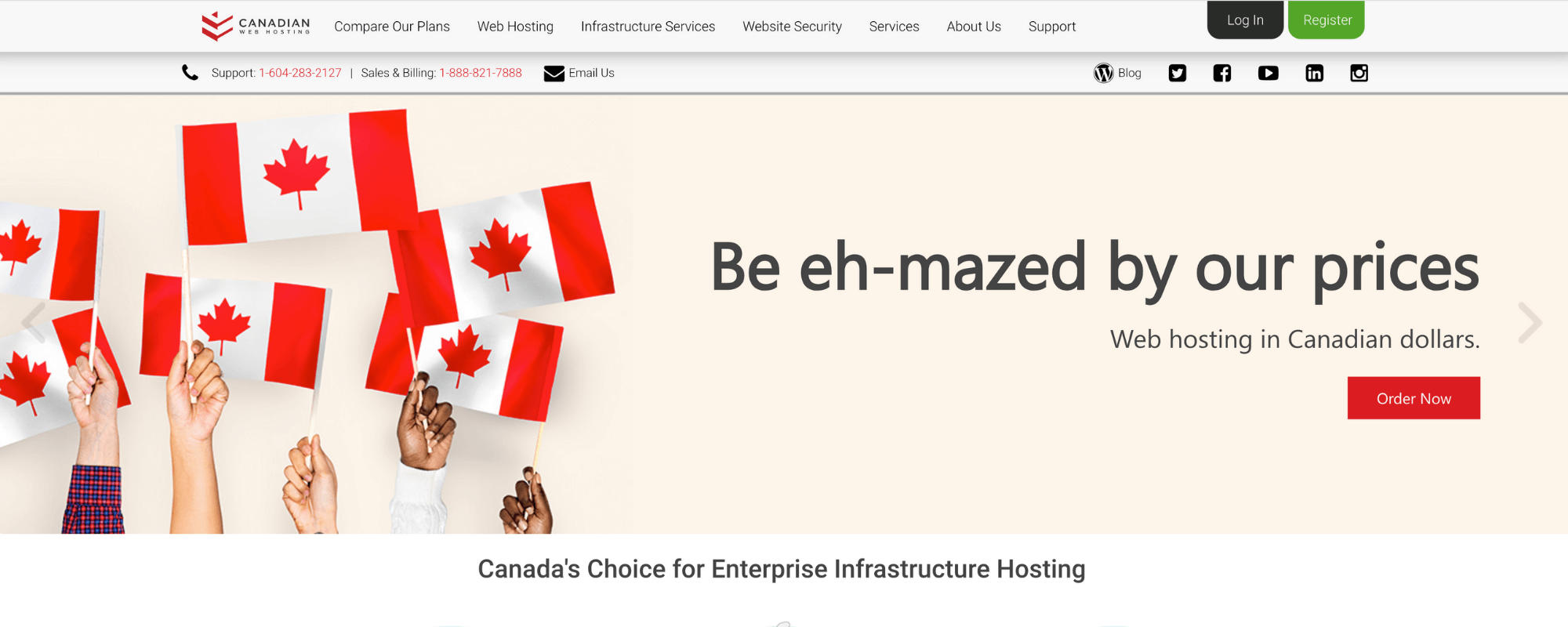Hosting Services in Canada – Top 5 – Canadian Web Hosting