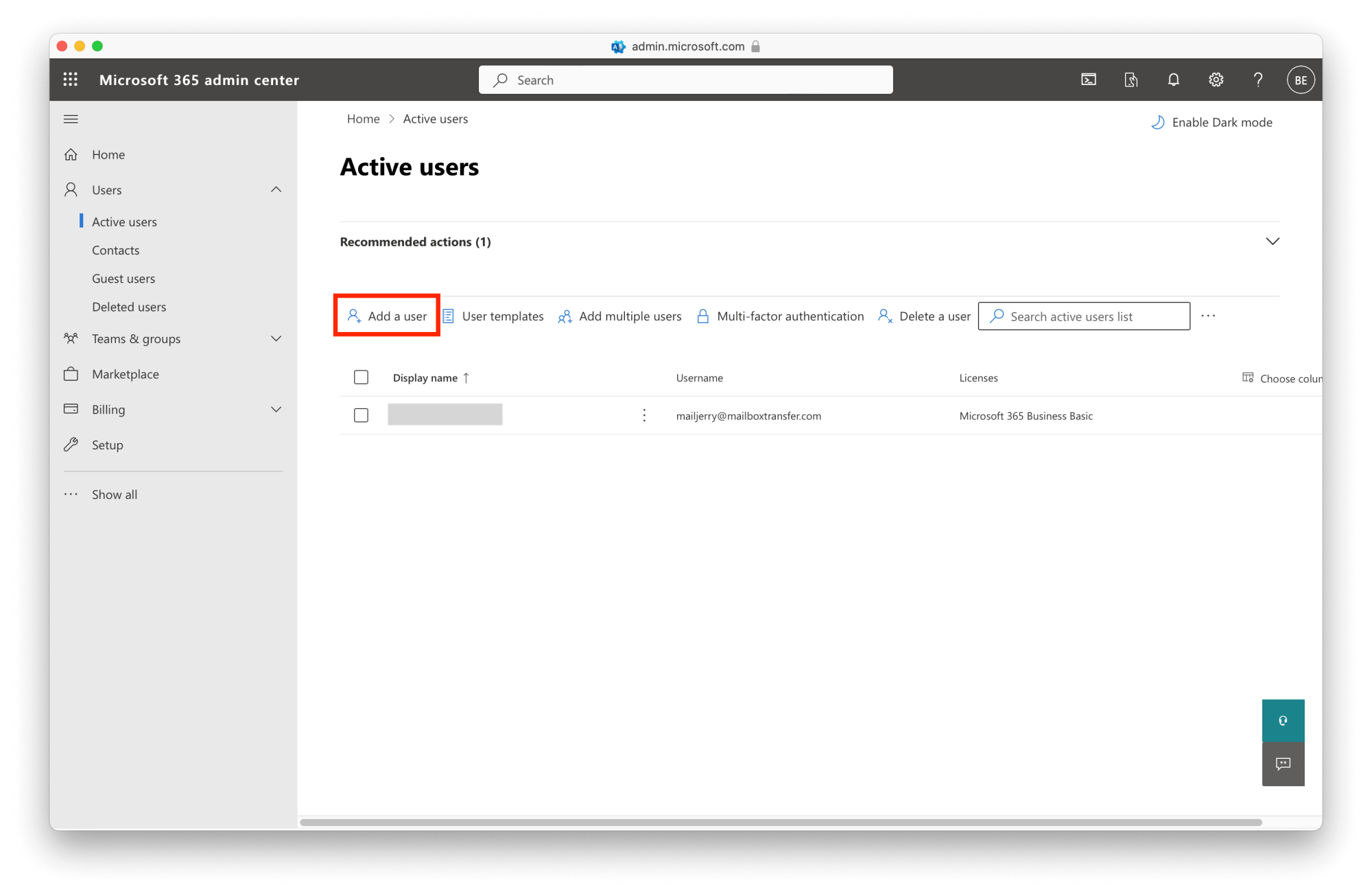 Migrate G Suite to Office 365: Add users to Office 365 – Step 01