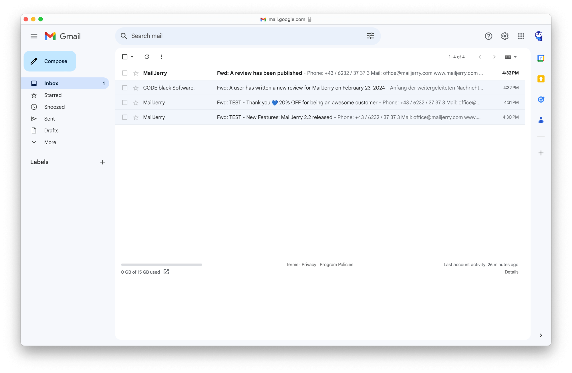 Yahoo Mail vs Gmail: Gmail Email Client